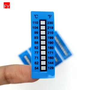 Color Changing Labels Indicators Label Irreversible Indicating Stickers Reversible Temperature Indicator Sticker