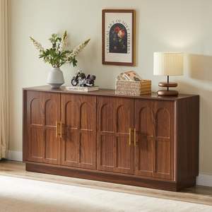 <span class=keywords><strong>Buffet</strong></span> de grande capacité, armoire de présentation, meuble de rangement en bois, armoire d'appoint pour salon, <span class=keywords><strong>salle</strong></span> à <span class=keywords><strong>manger</strong></span>, entrée - Product Image 2