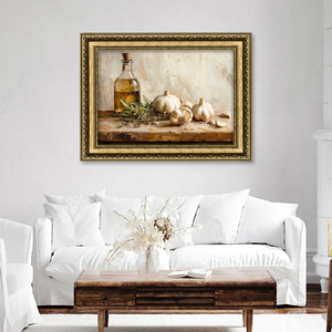 Vàng trang trí công phu đóng khung cổ điển phong cảnh nghệ thuật in tranh sơn dầu cổ thanh lịch thể loại nghệ thuật cổ điển - Product Image 2