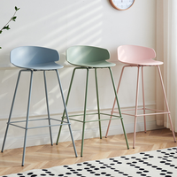 Chaise de salle à manger en métal personnalisée Mobilier pour café Chaise de café en plastique pour restaurant
