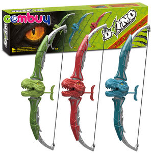 Ensemble de tir à l'arc pour enfants avec cible en forme de dinosaure à assembler soi-même - Product Image 1