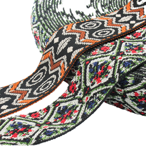 Sangle en polyester/nylon jacquard de 5 cm de largeur pour accessoires de mode, équipement de plein air et produits de sécurité - Product Image 1