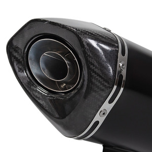 ท่อไอเสียรถจักรยานยนต์แบบเลื่อนลงบนสายปรับเปลี่ยนท่อเชื่อมตรงกลางท่อไอเสีย Akra พร้อม dB Killer สำหรับ <span class=keywords><strong>C400</strong></span> <span class=keywords><strong>BMW</strong></span> C400X C400GT 2018-2020 - Product Image 4