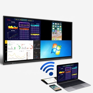 Bảng thông minh 105 inch Hội đồng tương tác hội nghị hội nghị lớn 48mp định dạng máy ảnh màn hình cảm ứng bảng trắng tương tác - Product Image 5