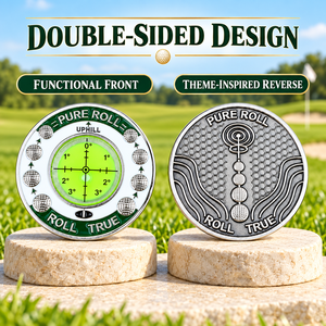 Golf Club Tournament Custom Green Reader Bubble Level Metal Putting Tool Personalized Event Gift Supplier Factory Direct - Product Image 2