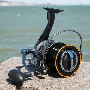 Stijgend Volledig Metalen 9000/10000 Model 12 1bb 4.1:1 Overbrengingsverhouding 18Kg Breekkracht High Performance Surf Spinning Vishaspel