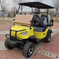 Offre Spéciale Prix fournisseur chinois Bon marché Chariot de golf électrique soulevé 4 places Phares à LED