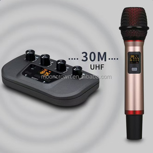 2024 Mới Không Dây Xe FM Microphone Karaoke Xách Tay <span class=keywords><strong>Card</strong></span> Âm Thanh Microphone Mic Cho Xe Bên Nhà Android iPhone PC Điện Thoại thông minh - Product Image 6