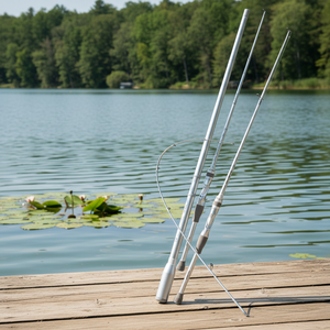 Canne à pêche télescopique en fibre de carbone, légère, faite à la main, pour la pêche en voyage - Product Image 6