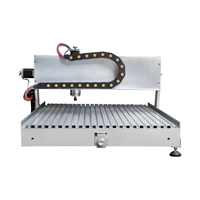 Kits de routeur CNC de bureau miniature 3 axes 6090 Chine DIY pour la vente pour le travail du bois, la publicité, le perçage, le fraisage