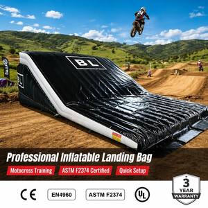 Coussin d'atterrissage gonflable commercial pour BMX, <span class=keywords><strong>VTT</strong></span>, FMX, skateboard, sports extrêmes, entraînement, CE EN4960 ASTM EN14960, respectueux de l'environnement, 500 kg - Product Image 5