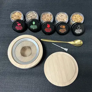 Kit de fumeur de Cocktail pour le whisky, le fromage et les boissons aromatisées accessoires de fumeur de bar à cocktail accessoires de fumeur de cocktail