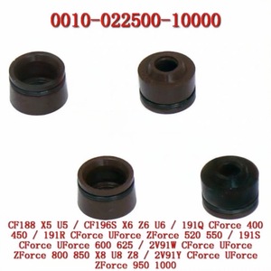Juego de 4 anillos de sellado de vástago de válvula 0010-022500 para <span class=keywords><strong>CF</strong></span> <span class=keywords><strong>Moto</strong></span> 850cc CF400 500 600 625 1000 ATV UTV SSV1000 <span class=keywords><strong>450</strong></span> 550 520 625 600 800 850 - Product Image 1