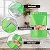 Sacs d'emballage alimentaire en plastique personnalisés, durables, réutilisables, étanches, avec fermeture éclair et fenêtre, pour graines, noix, thé, lait, applications multiples