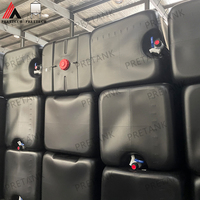 Agitateur de puissance revêtement noir ibc réservoir mélangeur réservoir ibc en plastique 1000 litres IBC fourre-tout pour le stockage des huiles à moteur