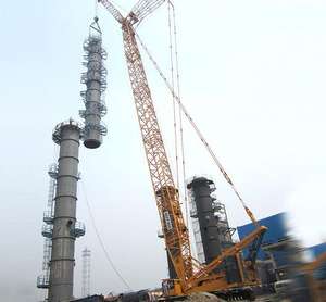 Grue à flèche articulée sur chenilles lourde de 350 tonnes QUY350 de fabrication chinoise à vendre - Product Image 4