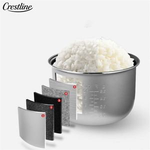 Cuisinière à riz électrique mini nationale 5L 900W en acier inoxydable, appareils de cuisine avec <span class=keywords><strong>accessoire</strong></span> tasse à mesurer, vente chaude - Product Image 3