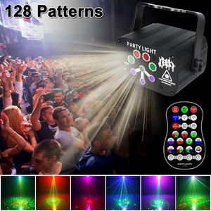Projecteur laser disco DJ WUZSTAR, lumière LED, batterie, mini, 8 trous, 120 motifs, scène DJ, stroboscope, lumières de fête pour KTV, club, <span class=keywords><strong>Lasercube</strong></span> - Product Image 3