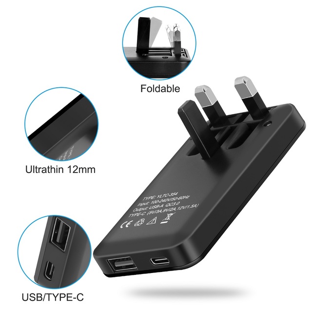 20W&30W QC3.0 PD Quick Charger Type C Wall Charger Mobile Phone Dual Ports USB Fast Charger for Iphone Samsung