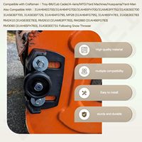 490-241-0038 Patins de glisse universels pour souffleuse à neige MTD - Compatibles avec les modèles Craftsman Cub Cadet et les souffleuses à neige à 2/3 étages