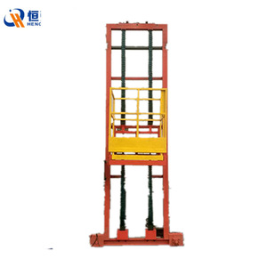 Elevador de mástil vertical Heng Qiang Jixie de 1800 mm de base y 6000 mm de altura, elevador hidráulico para plantas de fabricación - Product Image 5