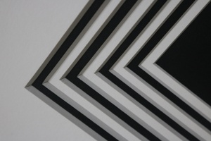 热卖高档 1.4毫米厚度白色核心双批发纸框架挂载板 - Product Image 4