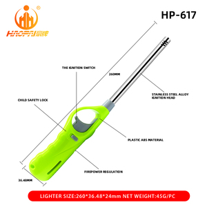 ISO22702 Certified HP-617 Kitchen <strong>Gas</strong> <strong>Lighter</strong> Soft and Smooth Ignition <strong>Cooker</strong> <strong>for</strong> Camping <strong>Lighter</strong> - Product Image 5