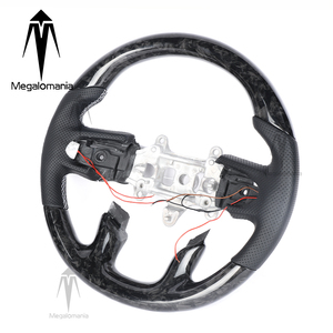 Ajustement pour <span class=keywords><strong>Dodge</strong></span> Charger Challenger Chargersrt Challengersrt <span class=keywords><strong>SRT</strong></span> RAM LED volant en Fiber de carbone - Product Image 2