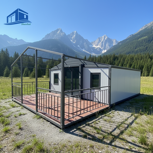 Magnifique <span class=keywords><strong>maison</strong></span> préfabriquée pliable à double aile, facile à installer, avec un design moderne et respirant, origine Shandong - Product Image 1