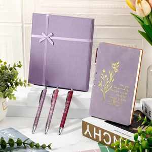 Set de Regalo: Cuaderno de Cuero A6 con Bolígrafo y Caja de Regalo para Compañeros de Trabajo, Personal, Maestros, Enfermeras, Voluntarios, Mujeres y Hombres - Product Image 6