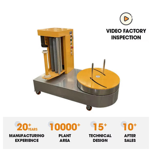 LP600s <b>Stretch</b> Film Luggage Machine Wrapping Suitcase Wrapping Machine Airport Luggage <b>Wrap</b> Packing Machine - Product Image 2