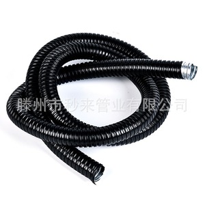 Conduit flexible en métal instantanément formable, noir, ondulé, ignifuge, protection des câbles électriques 001 - Product Image 4
