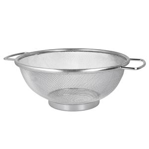 MetalTex Stand Screen Mesh <b>Strainer</b> Stainless Steel Kitchen <b>Colander</b> With Handles For Draining Pasta Vegetables Fruits - Product Image 1