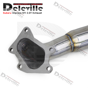 Oem thép không gỉ đánh bóng xả downpipe cho Subaru <span class=keywords><strong>Impreza</strong></span> STI 2.5t 2008-2014 thẳng tiêu đề phụ kiện xe hơi - Product Image 5