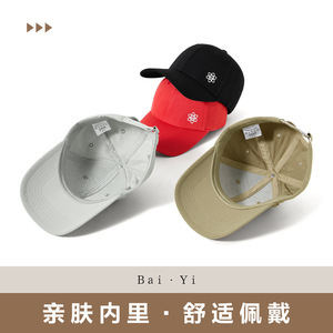 หมวกเบสบอลแบบไม่จำกัดเพศสีทึบโพลีเอสเตอร์ทวิลล์หมวกป้องกันแสงแดดแบบพับได้สำหรับกีฬากลางแจ้งสวมใส่ในฤดูร้อน - Product Image 5