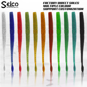 Selco Mồi Câu Hình Sâu Bọ Mồi Câu Cá Vược Bằng Nhựa Mềm Mồi Silicon - Product Image 2