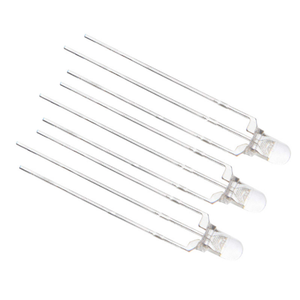 Juhong Super Flux RGB LED Diodo 2 pines 3mm Blanco difuso <span class=keywords><strong>lechoso</strong></span> Muestra gratis - Product Image 3