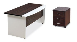 Modern Durable Office Desk Melamine Particle Board <b>Work</b> <b>Table</b> Computer Desk Workstation for Office Staff School Commercial Use - Product Image 1
