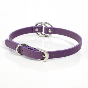 Colliers en cuir SM pour femmes, petits cercles, accessoires d'entraînement, vente en gros - Product Image 3