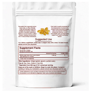Cápsulas de Aceite de Ajo de Marca Privada OEM al por Mayor, 300 Unidades, Extracto de Ajo Añejo, Suplementos para la Salud y Energía - Product Image 2