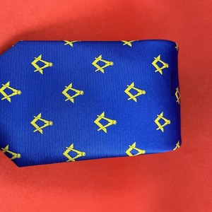 Cravate en soie tricotée et tissée pour hommes, avec carré, pour anciens maîtres maçons et maçons artisans, vente en gros de regalia maçonniques - Product Image 4