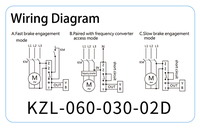Module de commande de moteur monophasé YQ HONG KE KZL 060 030 02D, redresseur de frein à onde complète, alimentation AC220-240V 0.2-3kW