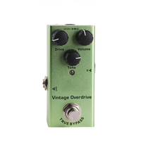 Pédale d'Effets de Guitare Électrique Mini Distortion Crunch Single, True Bypass 9V DC pour Kit Guitare Basse