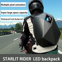 Mochila LED para Motociclistas con Pantalla Programable, Publicidad en Vídeo de Alta Calidad, para Exteriores, P2