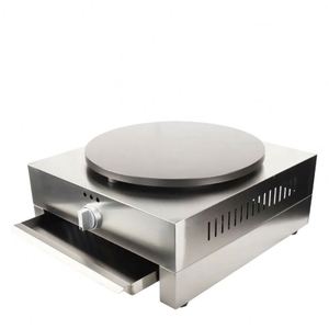 Mini-appareil de restauration professionnel : Machine électrique double tête pour la préparation de crêpes, Plaque de cuisson professionnelle à crêpes à tête unique - Product Image 1