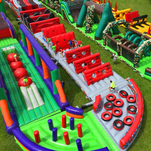 Giant <strong>Obstacle</strong> <strong>Course</strong> <strong>Inflatable</strong> Maze World Biggest <strong>Inflatable</strong> Structures Jumping <strong>Obstacle</strong> <strong>Course</strong> Bouncy House for Adults - Product Image 5