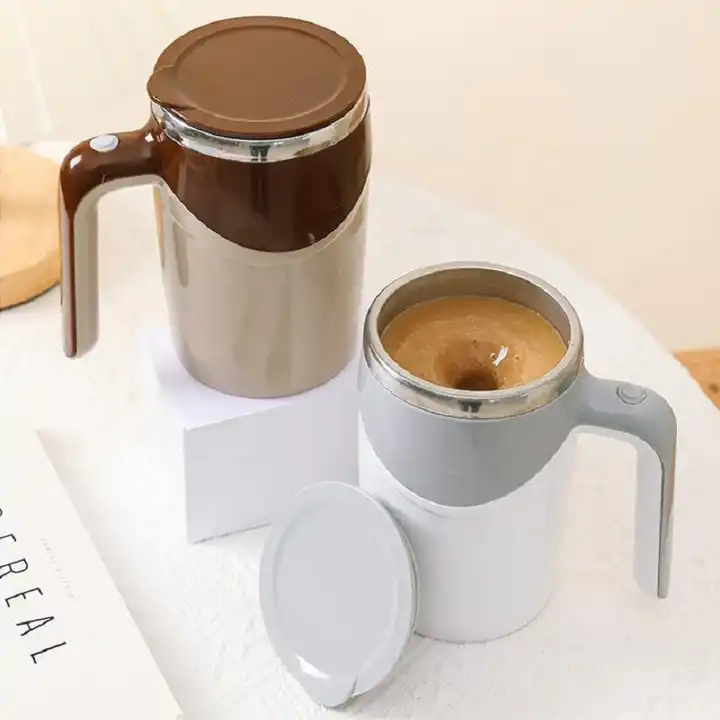 Automatic Self Stirring Magnetic Mug 304 Stainless Steel Coffee Milk Mixing  Cup