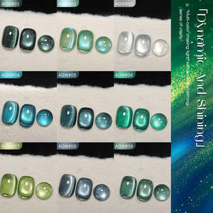 Esmalte de Gel Magnético Verde para <span class=keywords><strong>Uñas</strong></span> de 15 ml de Marca Privada, Ultra Holográfico, Brillante, Semipermanente, de Secado con Lámpara UV LED - Product Image 3