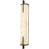 Lampe murale postmoderne en marbre naturel, hôtel, chambre à coucher, lumière murale d'ambiance, albâtre