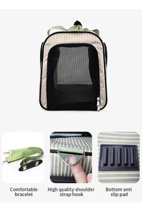Pet Carrier Bag Hot Sale High Quality Durable Expandable Airline Approved Cat Bag Pet Cages Carrier For Picnic